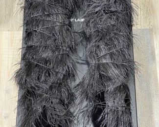 $6500 All Real Authentic Saint Laurent Yeti Ostrich Feather Boots Runaway New With The Box Size 9.5B 39 EU For inquiries about the listing or if you are selling your gold or silver, please text or call 7032689529 or visit the Tysons Jewelry Store at 8373 Leesburg Pike #12, Vienna Virginia 22182