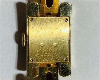 $4800 All Real Authentic Chopard La Strada 497091 433 1 417396 18K Yellow Gold Works As Designed Running Watch For inquiries about the listing or if you are selling your gold or silver, please text or call 7032689529 or visit the Tysons Jewelry Store at 8373 Leesburg Pike #12, Vienna Virginia 22182