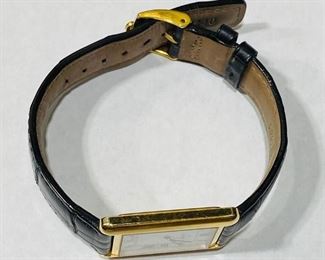 $650 All Real Authentic Concord Sapphire Crystal 14K Yellow Gold Swiss Louisiana Alligator Watch For inquiries about the listing or if you are selling your gold or silver, please text or call 7032689529 or visit the Tysons Jewelry Store at 8373 Leesburg Pike #12, Vienna Virginia 22182