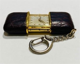 $695 All Real Authentic Swiss Movado Ermeto Chronometer Pocket Purse Gold-Plated Alligator Sliding Case Watch For inquiries about the listing or if you are selling your gold or silver, please text or call 7032689529 or visit the Tysons Jewelry Store at 8373 Leesburg Pike #12, Vienna Virginia 22182