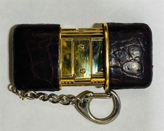 $695 All Real Authentic Swiss Movado Ermeto Chronometer Pocket Purse Gold-Plated Alligator Sliding Case Watch For inquiries about the listing or if you are selling your gold or silver, please text or call 7032689529 or visit the Tysons Jewelry Store at 8373 Leesburg Pike #12, Vienna Virginia 22182