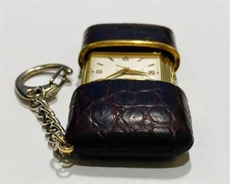 $695 All Real Authentic Swiss Movado Ermeto Chronometer Pocket Purse Gold-Plated Alligator Sliding Case Watch For inquiries about the listing or if you are selling your gold or silver, please text or call 7032689529 or visit the Tysons Jewelry Store at 8373 Leesburg Pike #12, Vienna Virginia 22182