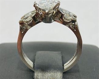$6499 All Real Authentic Platinum Diamond Rings VS1 VS2 Clarity F Color 7 Grams Size 5 135 Marique Diamonds 2 PT900 Platinum Rings Resizable Upon Request For inquiries about the listing or if you are selling your gold or silver, please text or call 7032689529 or visit the Tysons Jewelry Store at 8373 Leesburg Pike #12, Vienna Virginia 22182