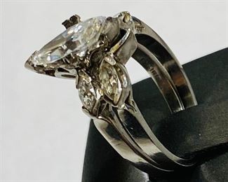 $6499 All Real Authentic Platinum Diamond Rings VS1 VS2 Clarity F Color 7 Grams Size 5 135 Marique Diamonds 2 PT900 Platinum Rings Resizable Upon Request For inquiries about the listing or if you are selling your gold or silver, please text or call 7032689529 or visit the Tysons Jewelry Store at 8373 Leesburg Pike #12, Vienna Virginia 22182