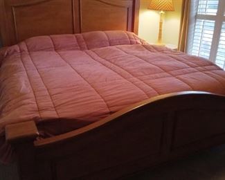 Wooden Queen bed