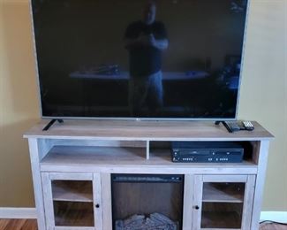 Entertainment Component System, Electric Fireplace and Heater