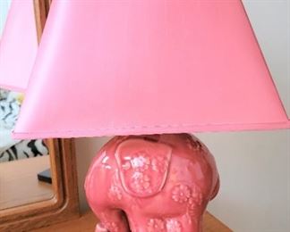 Pink Elephant Lamp