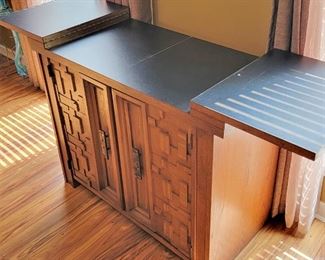 M.C.M. All Wooden Bar Server