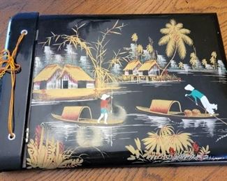 Chinese Lacquered Photo or Keep safe Album