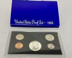 w1968s us coin proof set a161 t