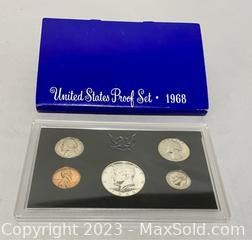 w1968s us coin proof set a161 t