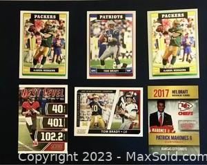 wnfl quarterback trading cards a931 t