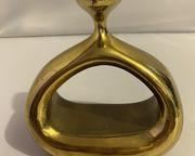 wmcm modernist ben seibel brass bookend a521 t