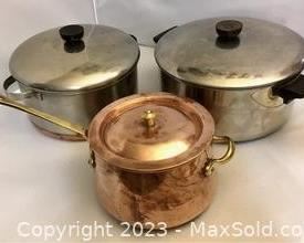 wrevere ware pots with lids more a361 t