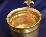 wsmall brass hanging pot a691 t