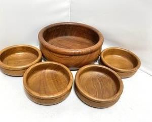 wwooden salad bowl set a1271 t