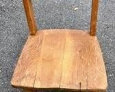 wvintage wooden childs chair a1021 t