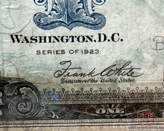 1923 HORSE BLANKET Silver Certificate