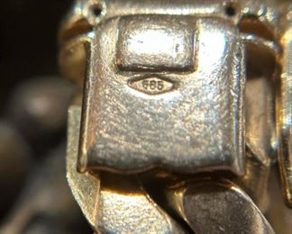 14K GOLD Men's Bracelet