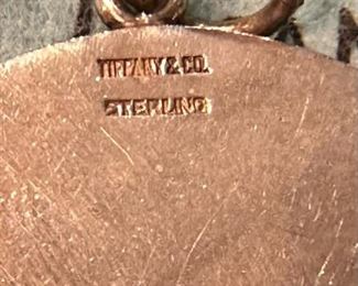 TIFFANY & CO Vintage Sterling Silver Aquarius Jug Pendant 