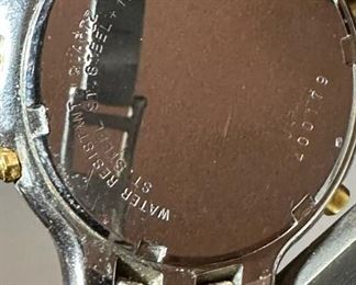 LASSALE Chronograph Watch with 18K GOLD Bezel