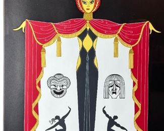 Signed Framed ERTE "Broadways in Fashion"