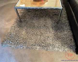 CRATE & BARREL Remy Rug Shale