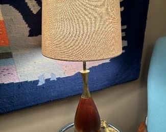 MCM TONY PAUL for Westwood Bowling Pin Table Lamps
