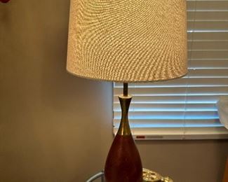 MCM TONY PAUL for Westwood Bowling Pin Table Lamps