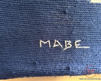 Wall Tapestry Signed MABE