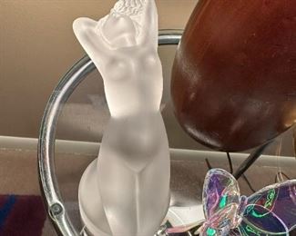 LALIQUE Nude "Chrysis" Art Glass Figurine