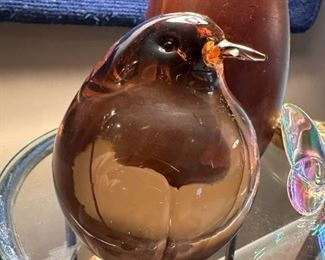 Murano Bird Art Glass by PINO SIGNORETTO