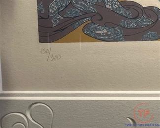 Signed Limited Edition ERTE "The Bath of Marquise"