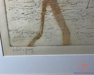 Artist Proof Collograph by RUTH RODMAN