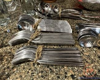 Modern THEBE by Dansk Stainless Steel Flatware Set