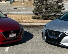2014 MAZDA 3 Hatchback and 2019 NISSAN Maxima Platinum