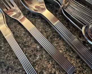 Modern THEBE by Dansk Stainless Steel Flatware Set