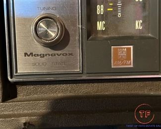 1960's Magnavox Stereophonic Micromatic Portable Stereo and Record Player