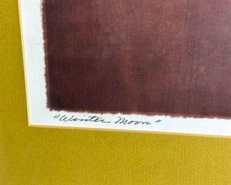 Sue Miller Kentner Batik Textile "Winter Moon"