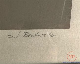 MCM Signed Limited Edition Serigraph by JIM BOUTWELL