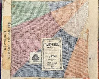 Vintage MCM EDWARD FIELDS Carpet Art - Salesman Samples