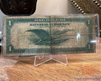 1914 Horse Blanket One Dollar Silver Certificate - Kansas City Reserve