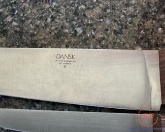 DANSK Gunnar Cyren Stainless Knives with Teak Handles