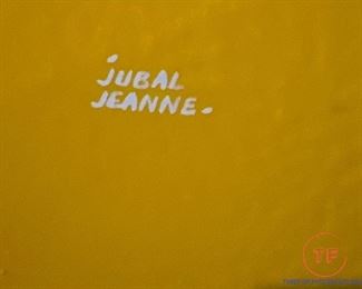 Large MCM Oil on Board Signed JUBAL JEANNE