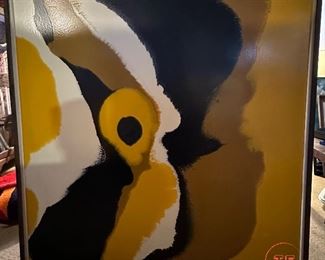 Large MCM Oil on Board Signed JUBAL JEANNE