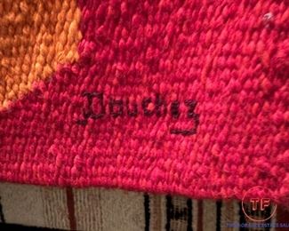 Original Tapestry Wall Art by JACQUES DOUCHEZ