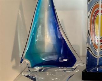 OGGERTi MURANO Glass Sailboat