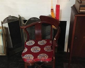 Chinese corner chair.