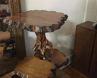 Live edge plant stands 