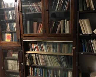 Books and library bookcases!